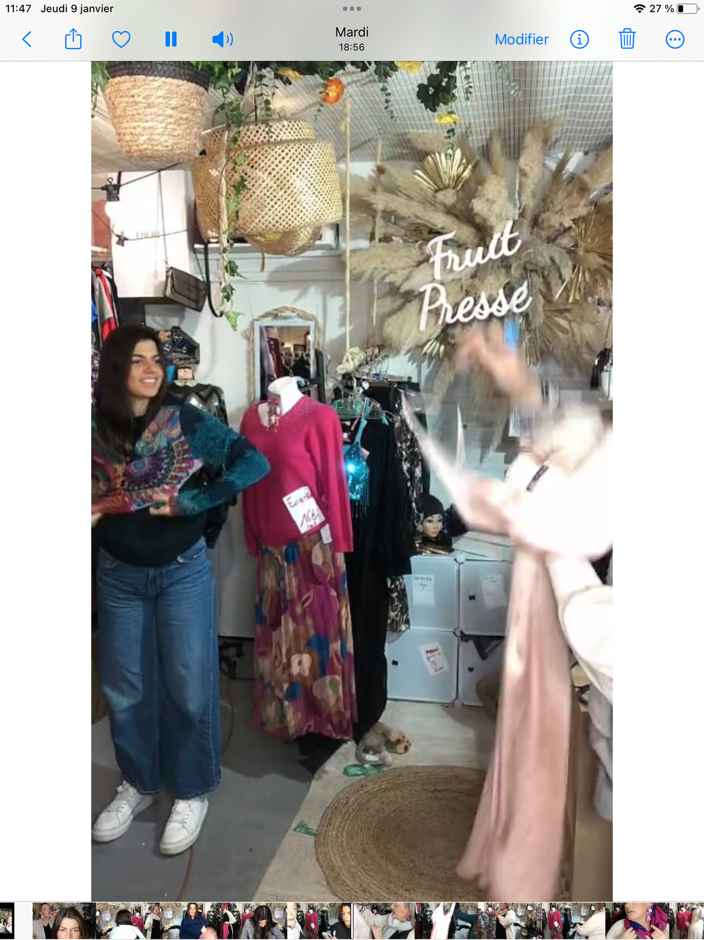 Robe poudrée Zara taille M