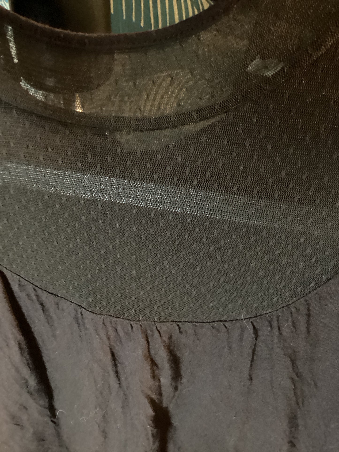 haut marron taille 3 M.L voile blouse