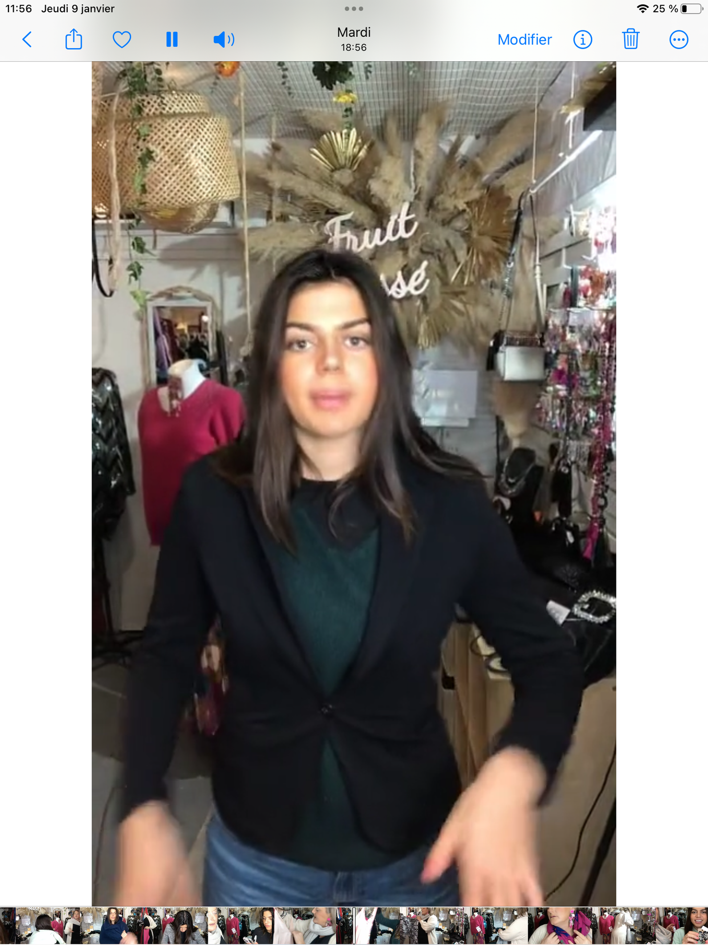 Veste blazer taille xs S noir cotton