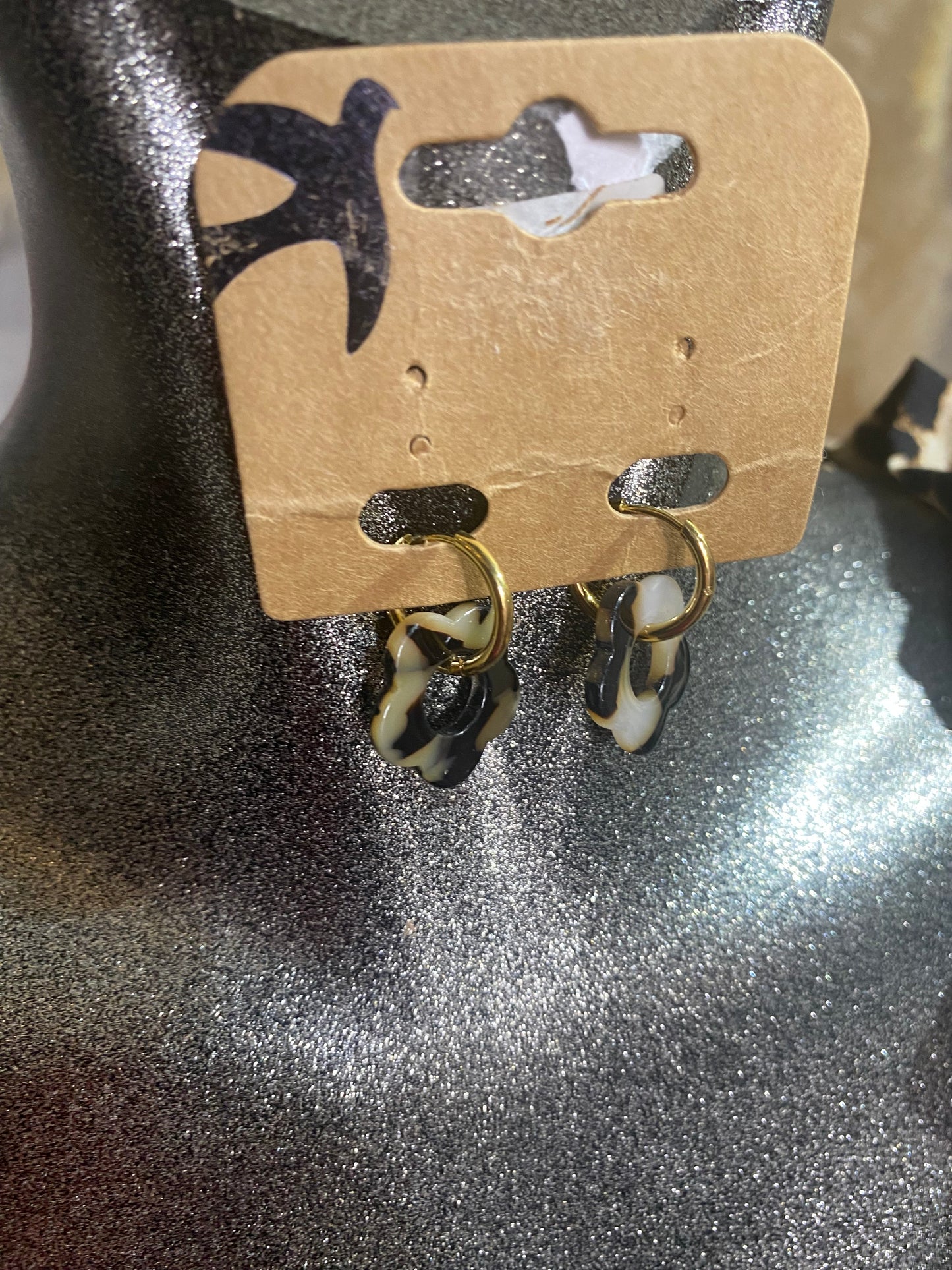 ROBE COLLECTION PARIS/MILAN LEOPARD NOIR TAILLE UNIQUE