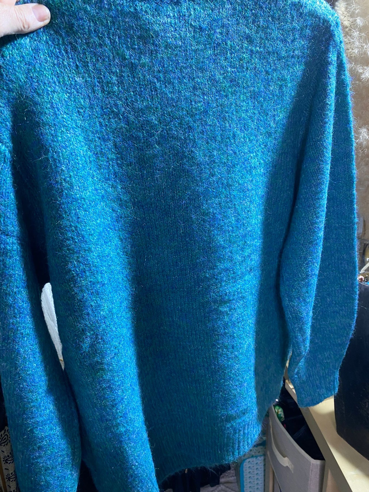 Pull Laurie taille unique sequin vert capsule