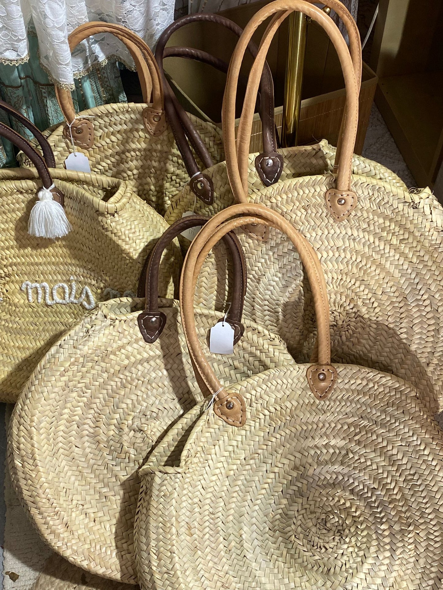 PANIER DE PLAGE . PANIER A PERSONNNALISE .