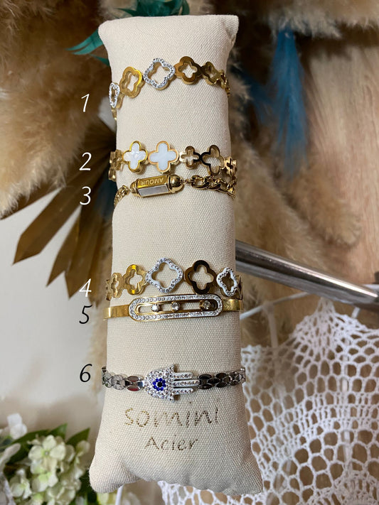 Bracelet lulu acier inoxydable
