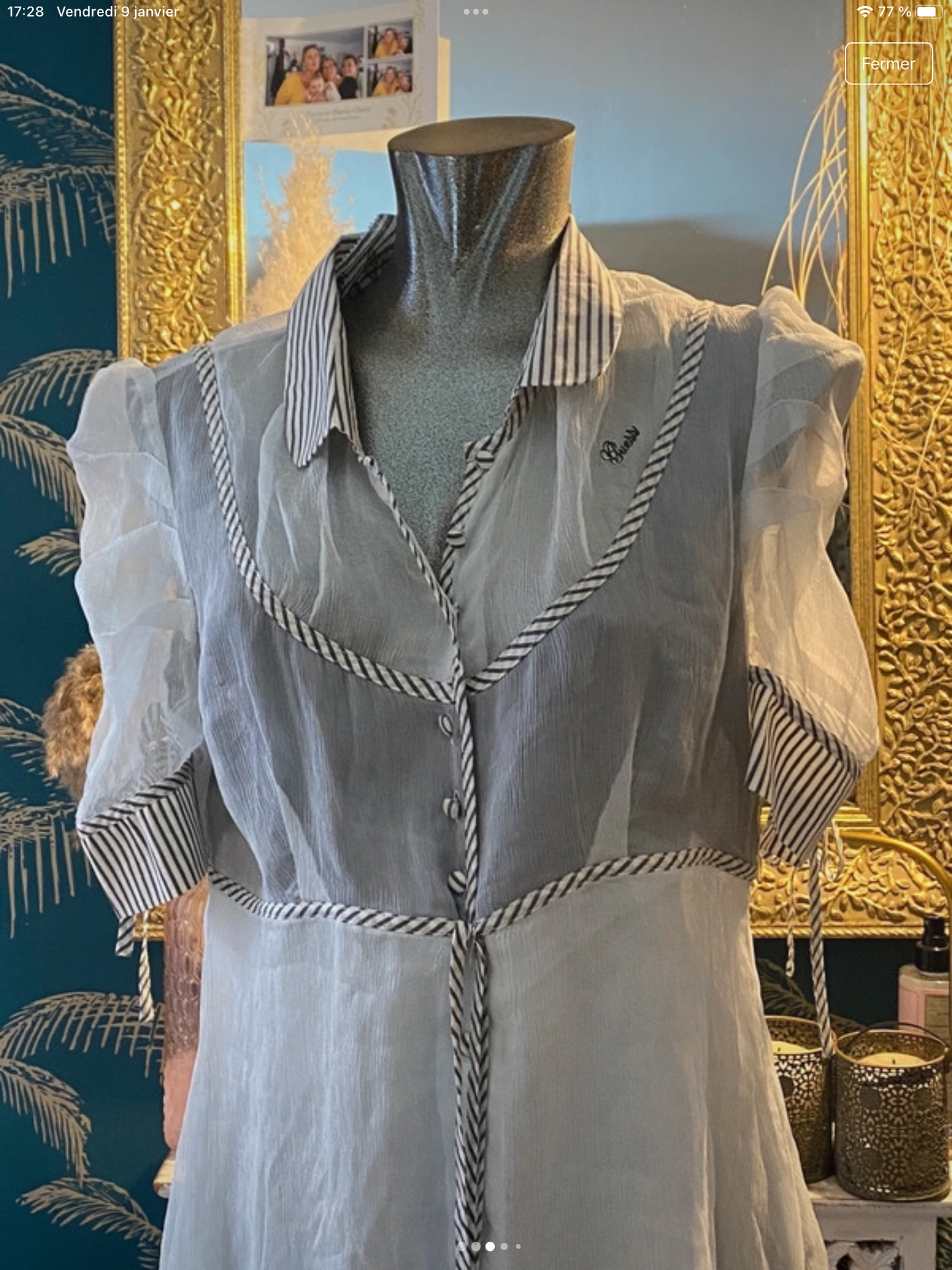 Haut guess jean fluide taille M