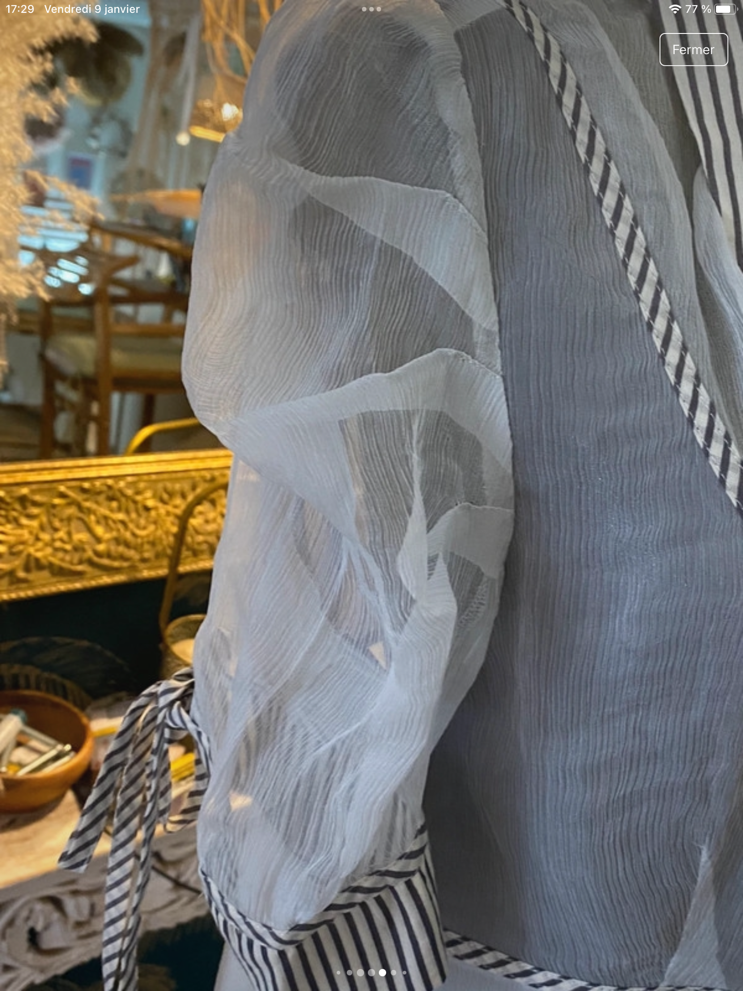 Haut guess jean fluide taille M