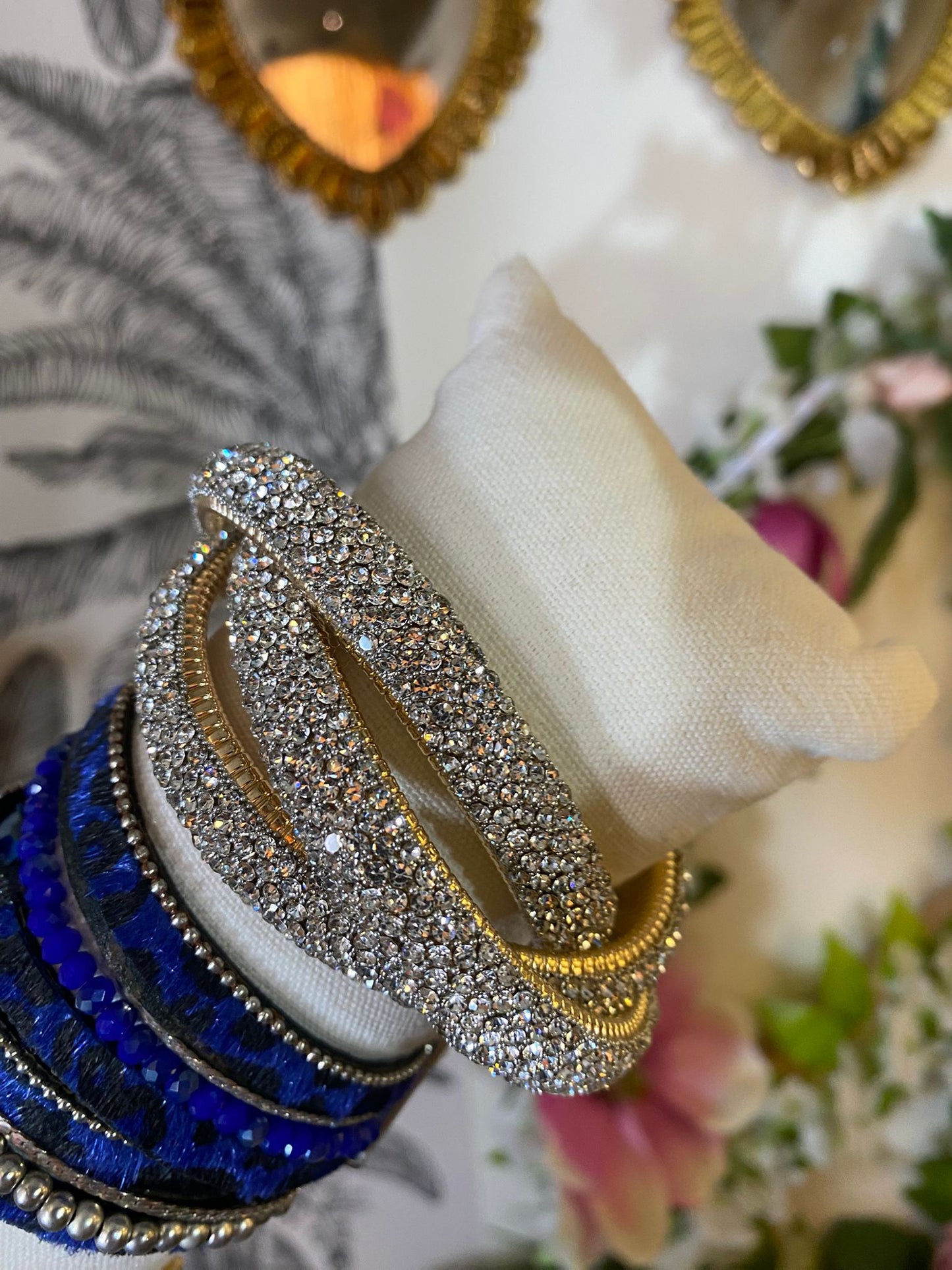 Bracelet au choix strass perle taille unique