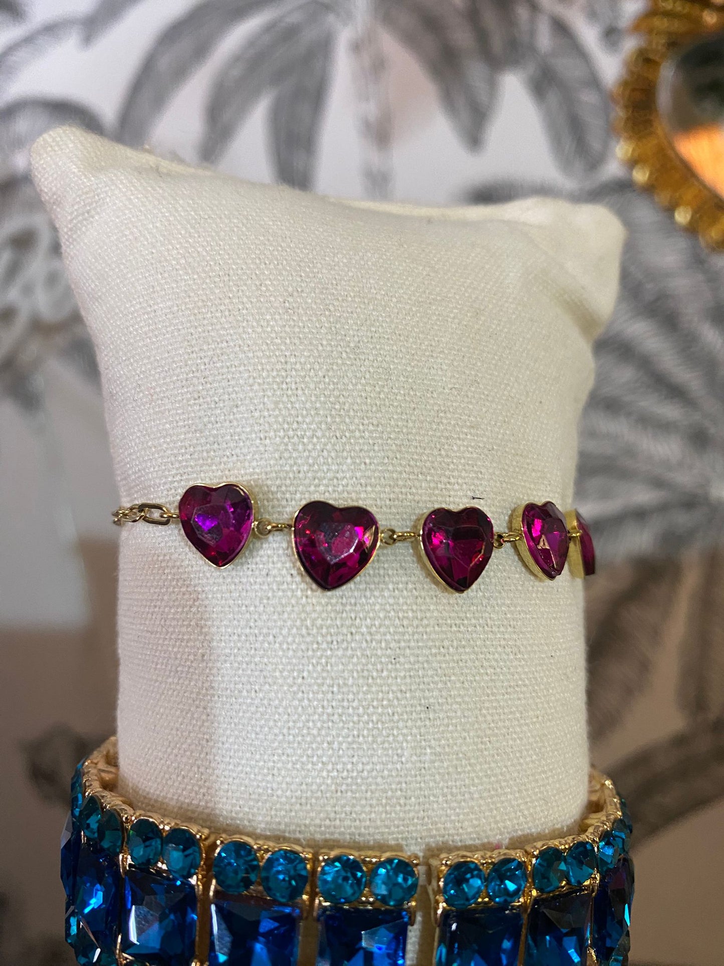 Bracelet au choix strass perle taille unique